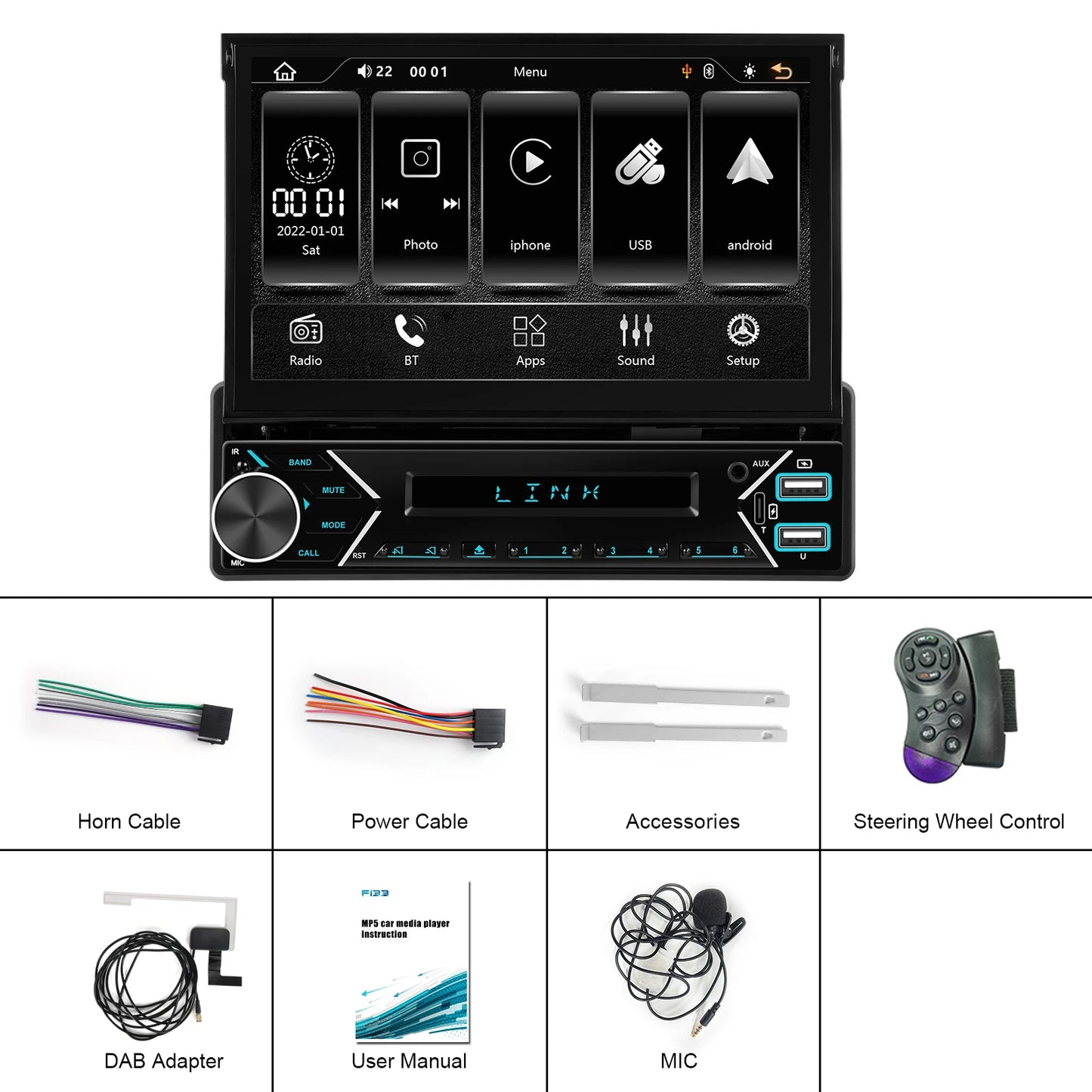 Radio Pantalla 7 Pulgadas